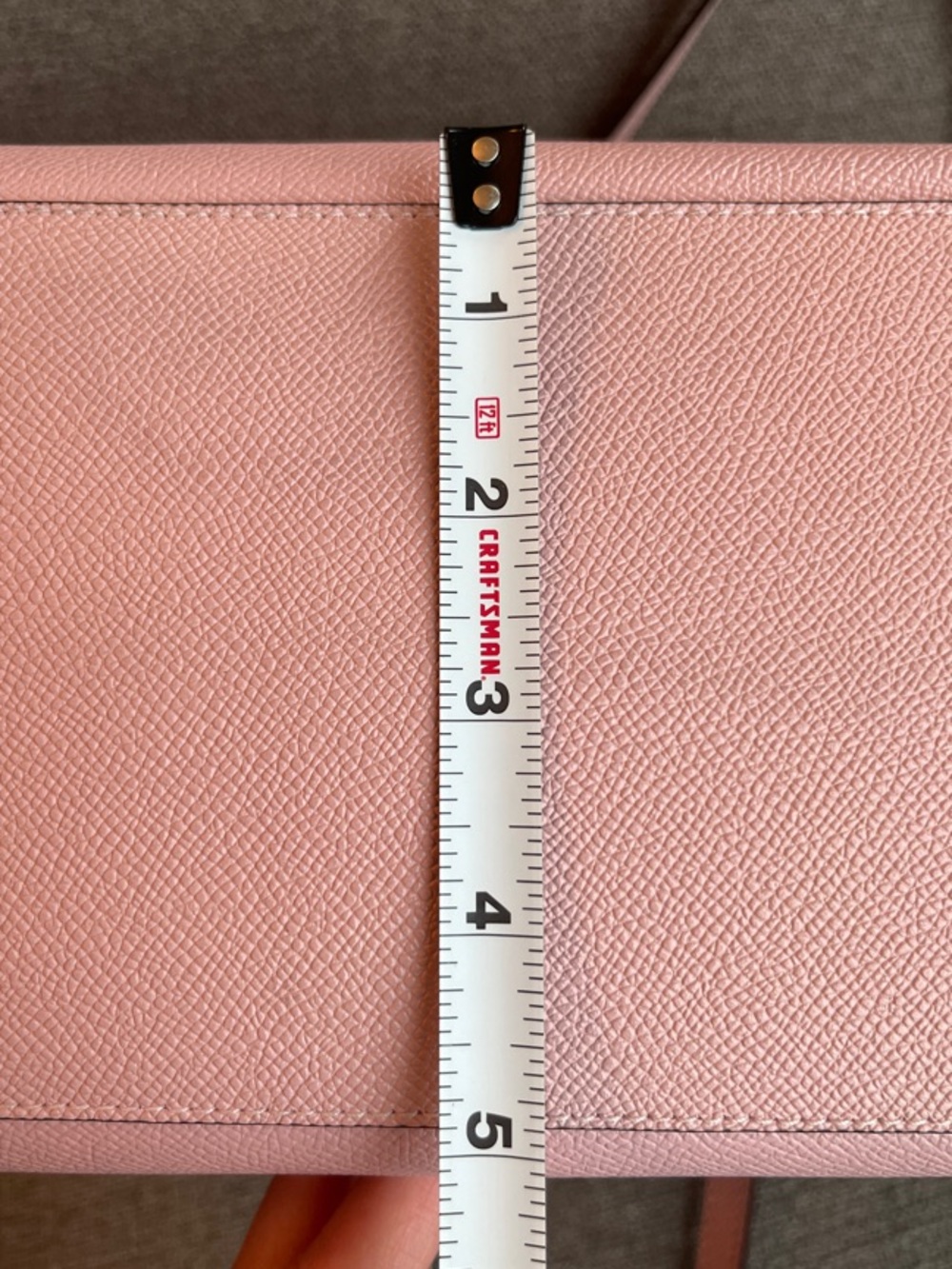 Coach Crossgrain Leather City Zip Tote  Light Pink F58846 - Picture 12 of 16